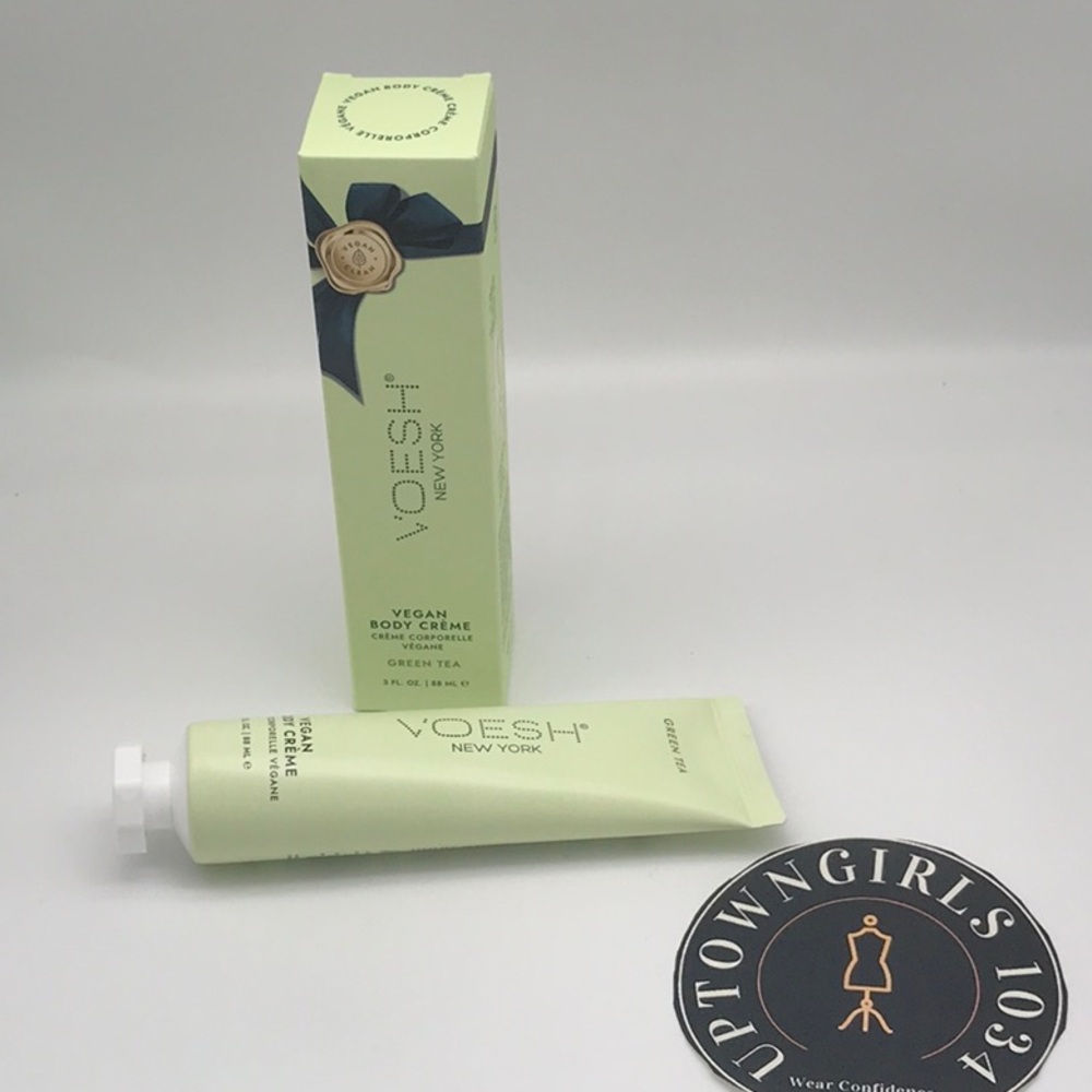 Brand New VOESH Vegan Body Cream 3 FL OZ Green Tea Deeply Moisturizing - Sealed
